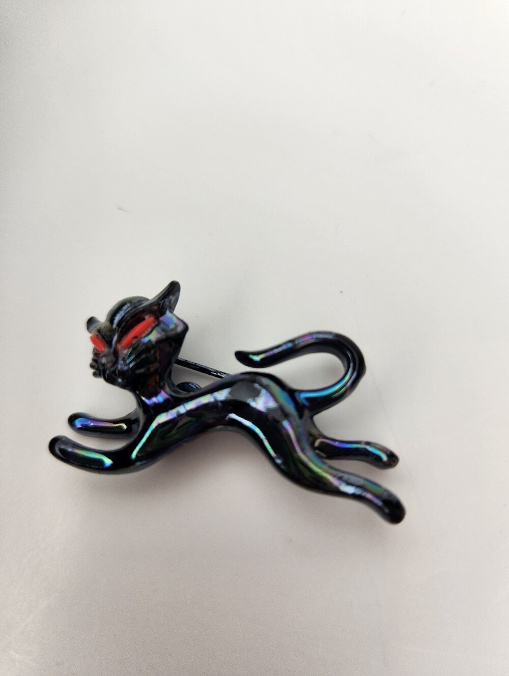 Vintage Black Cat Pin Brooch